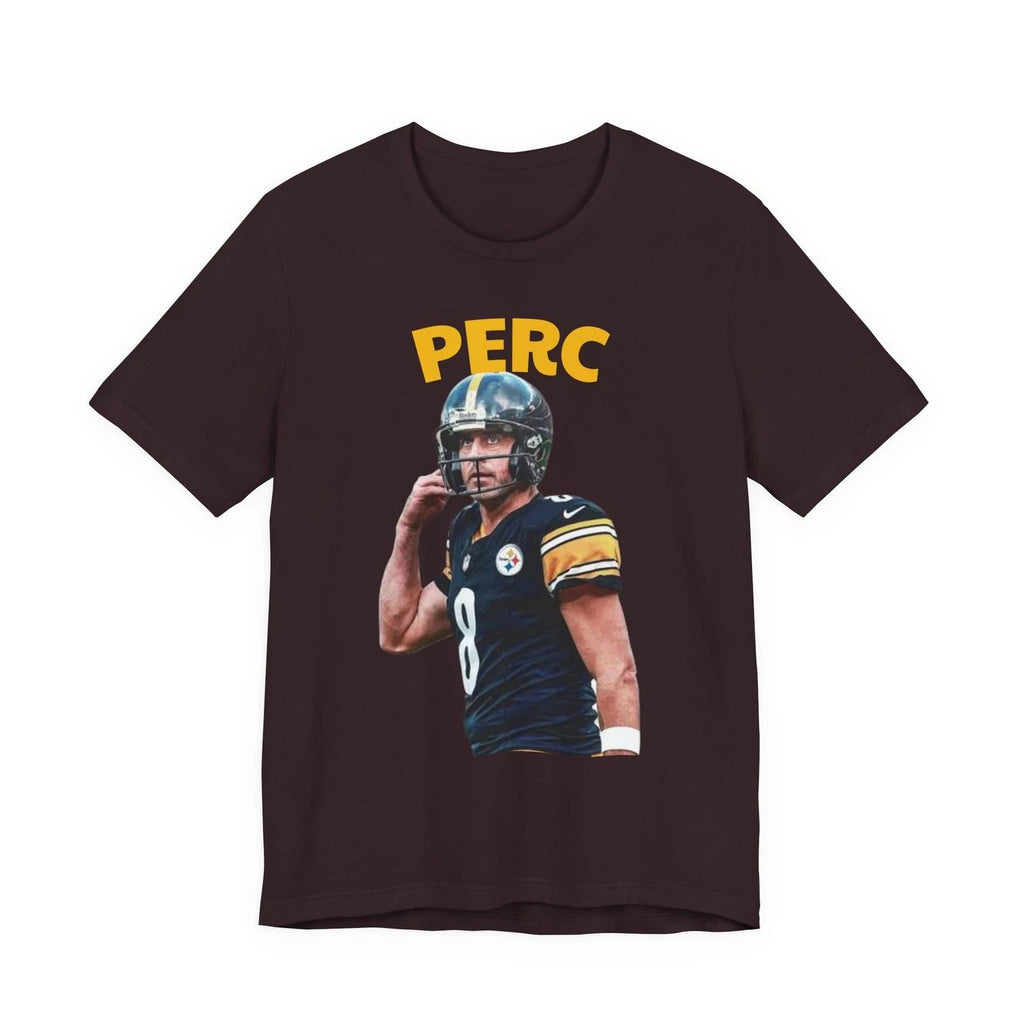 Perc Rodgers Football Tee  Vintage QB Photo & 'Rodgers' Back Design