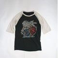 80s vintage PAPER THIN blue oyster cult and rainbow tour raglan rare