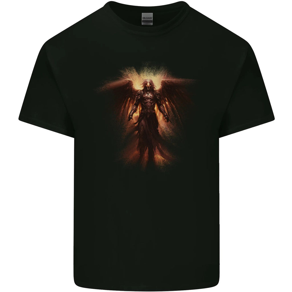 Angel of Death Fantasy Grim Reaper Mens Cotton T-Shirt Tee Top