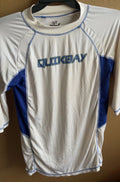 QUIKBAY BORN TO SURF SIZE 18 WHITE LONG SLEEVE SHIRT
