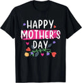Happy Mothers Day Floral Cute Gift Graphic T shirt