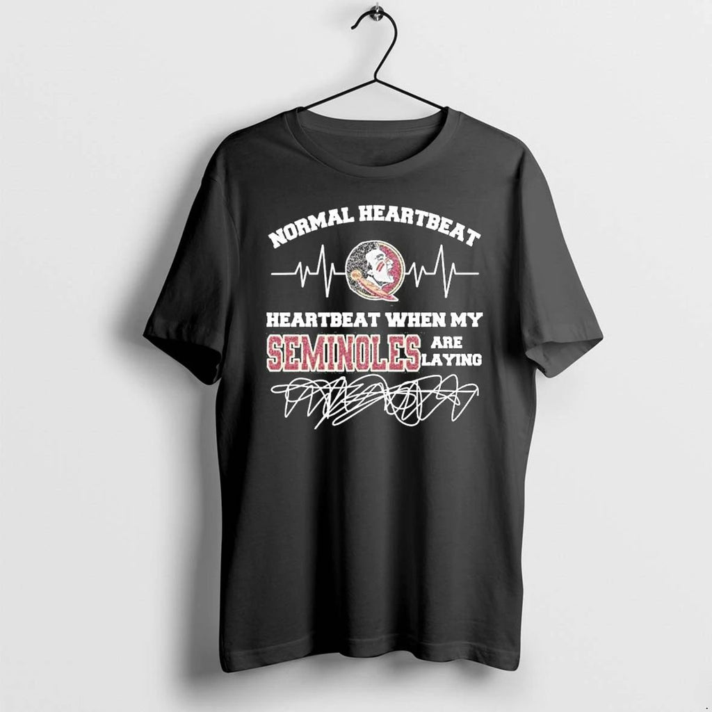 Normal Heartbeat Heartbeat When My Florida State Seminoles Are Playing Tshirts Sweater
