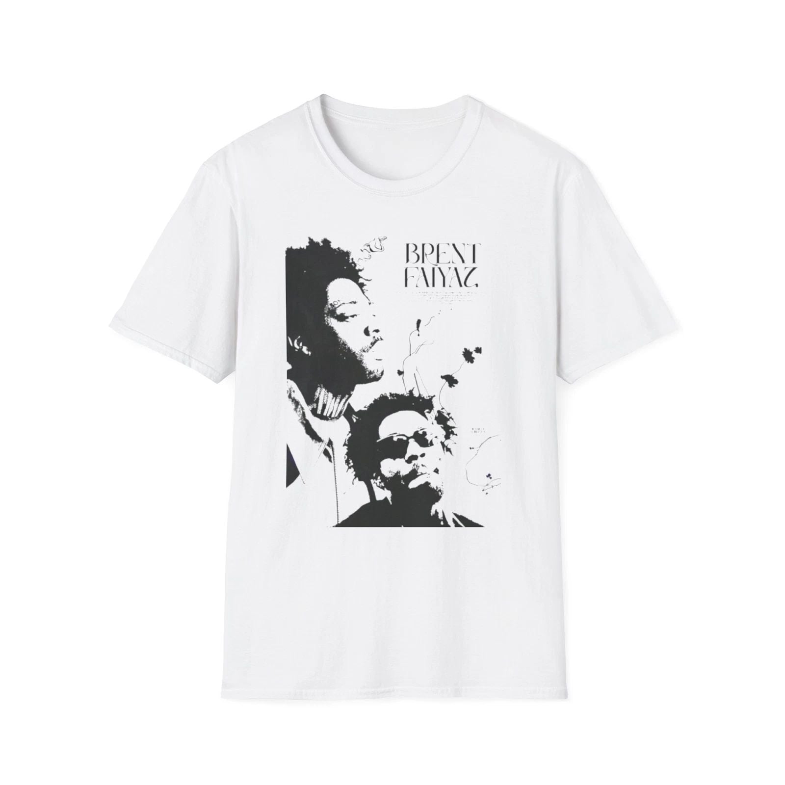 Brent Fayaiz Graphic Tee, Unisex Softstyle T-Shirt, Cool Hipster Shirt, Trendy