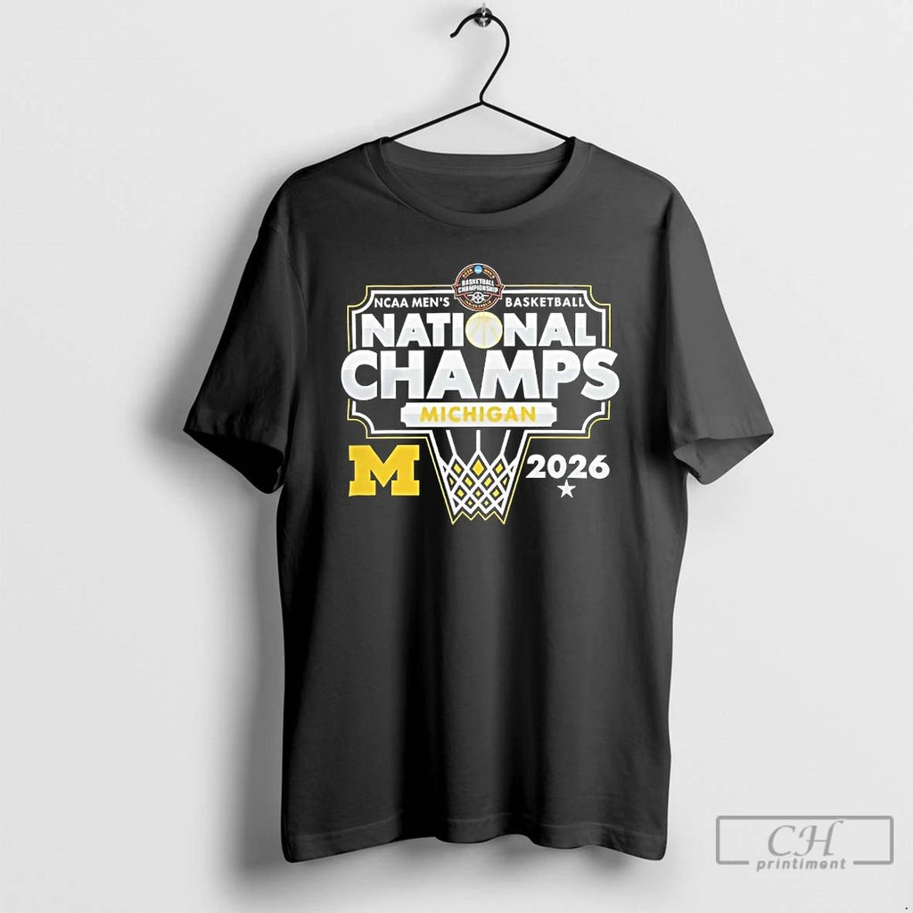 Classic Michigan Wolverines 2026 Ncaa Mens Basketball National Champions