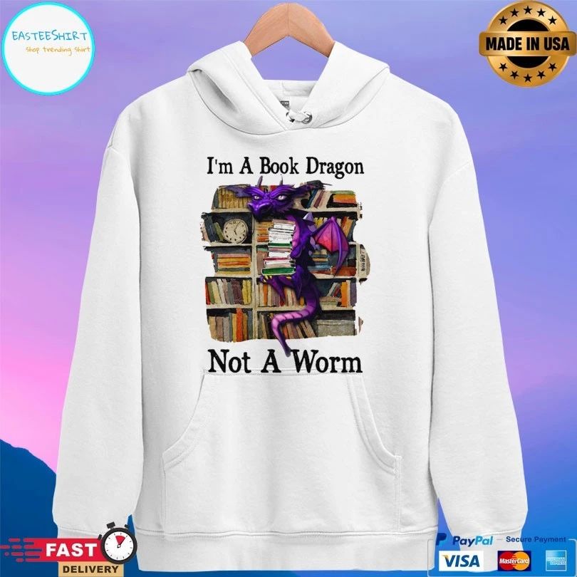 I’m A Book Dragon Not A Worm T-shirt