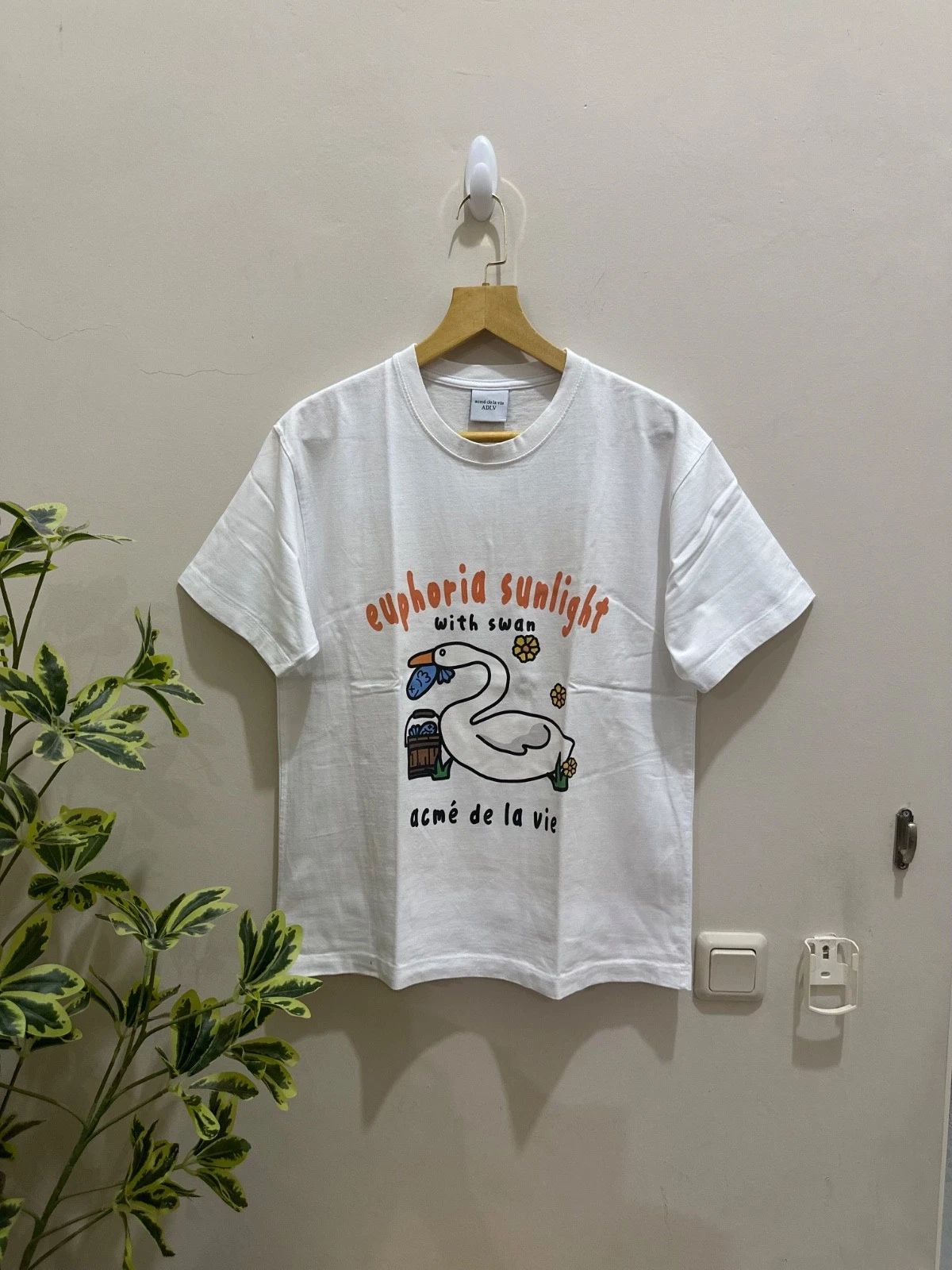 Authentic ADLV Acmé de la Vie T-Shirt White Size 1 Oversized Fit Made in Korea
