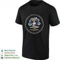 Jesus on Cross Shirt Funny Religious Rock Meme Graphic Tee Unisex Trendy Sale !!