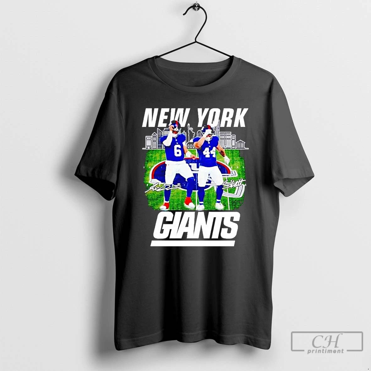 Classic Cameron Skattebo And Jaxson Dart New York Giants T Shirts
