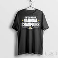 Classic Georgia Bulldogs Ita Team Indoor 2025 Champions T Shirts