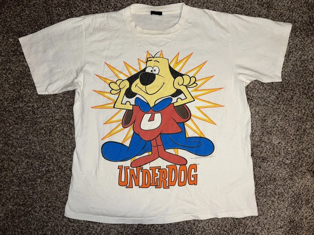 Vintage Underdog Cartoon T Shirt Unisex Cotton All Sizes Co723