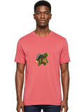 Turtle-Rocket-1 Mens Graphic Tee, 100% Cotton, Casual Summer Wear