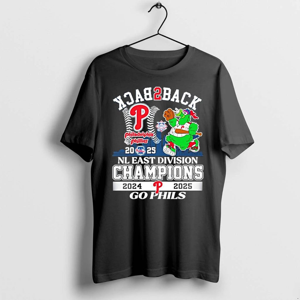 Philadelphia Phillies Back To Back Nl East Division Champions 2024 2025 Go Phils Tshirts Sweater
