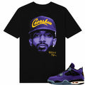 Lakers 4s Sneaker match tees, Big Face Nisey, TShirt, Unisex, Gift