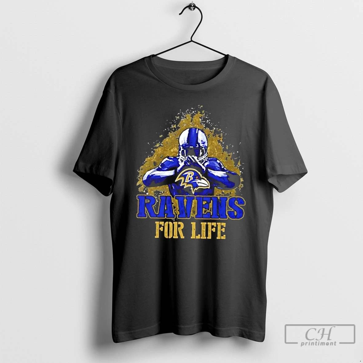 Premium Baltimore Ravens Football For Life T Shirts