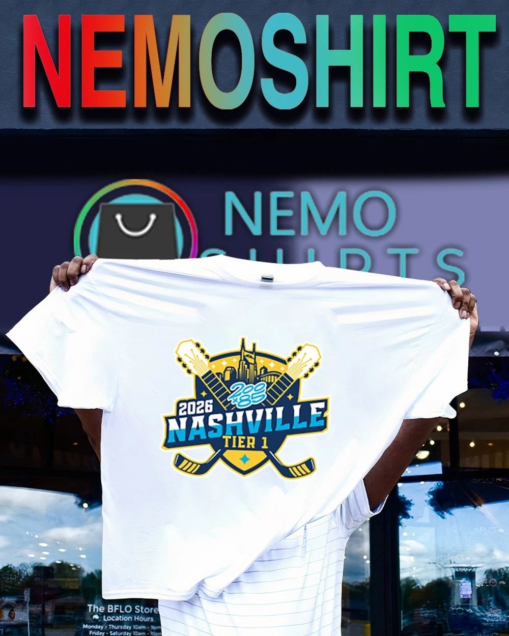Nashville Tier 1 200×85 Tournament Series 2026 shirt
