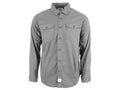 EDDIE BAUER MEN'S LICENSE TO WILL LONG SLEEVE SHIRT - SIZE: MEN M - CLOUD GRAY