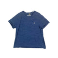 Polo Ralph Lauren T-Shirt Mens XL Blue Custom Slim Fit Heathered Pony Logo Tee