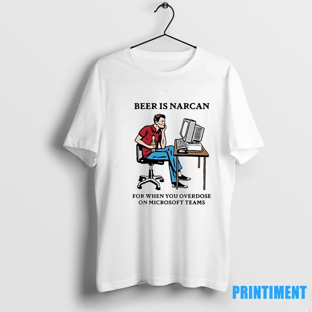 Beer Is Narcan For When You Overdose On Teams Cartoon Tshirts Sweater