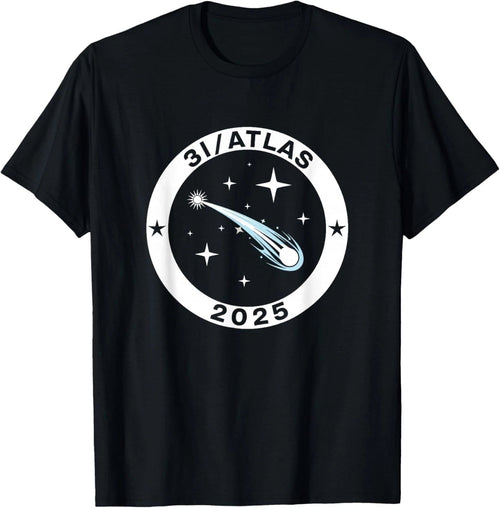 3I/Atlas 2025 Interstellar Comet Space Astronomy Emblem T-Shirt S-5XL