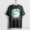 Classic Rubber Duck In Hurricane Storm T Shirts