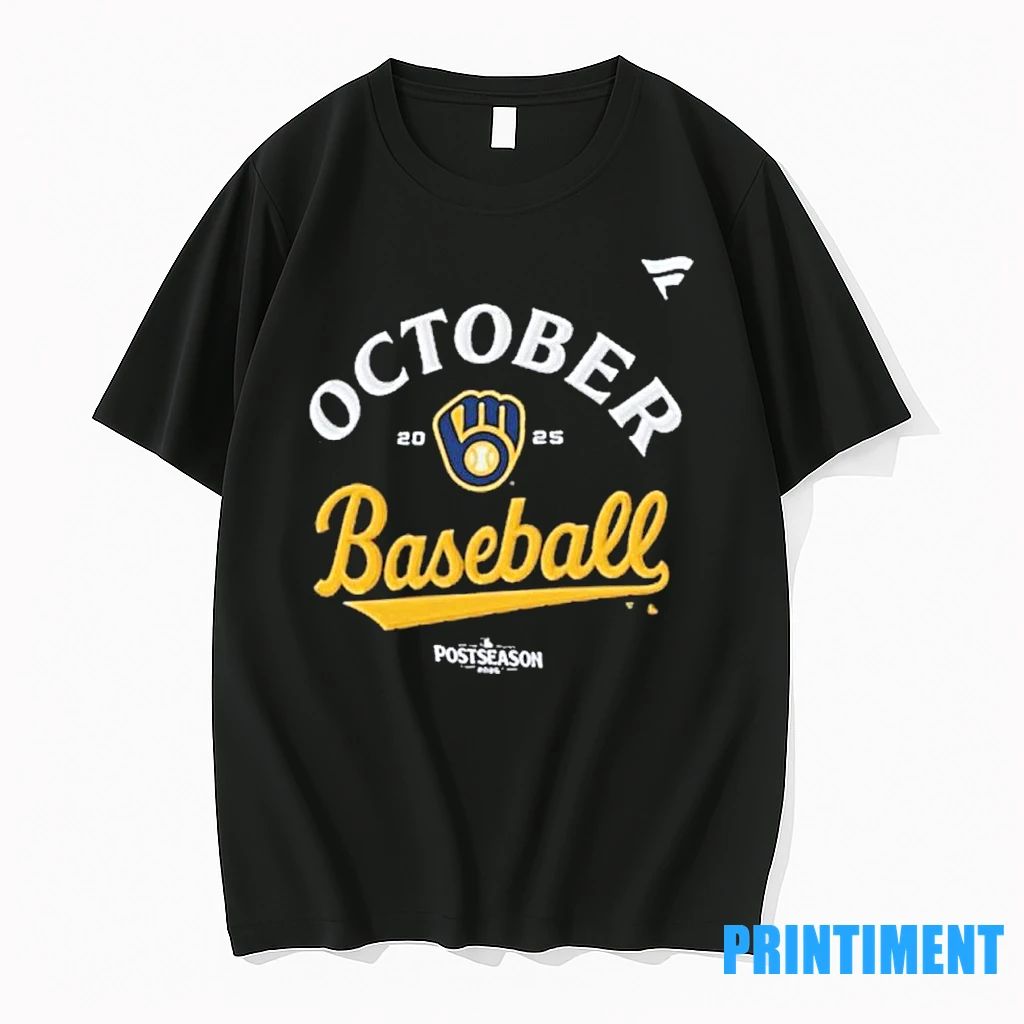 Brewers 2025 Mlb Postseason October Baseball Tshirts Sweater