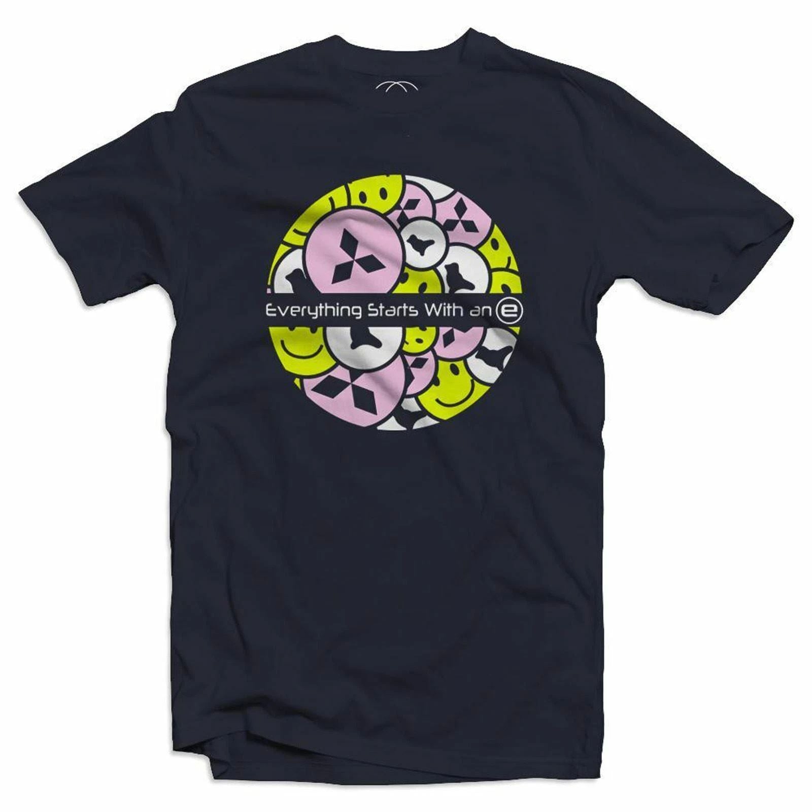 Everything Starts with an E Acid House Dance Music DJ Mens Rave  T-Shirt