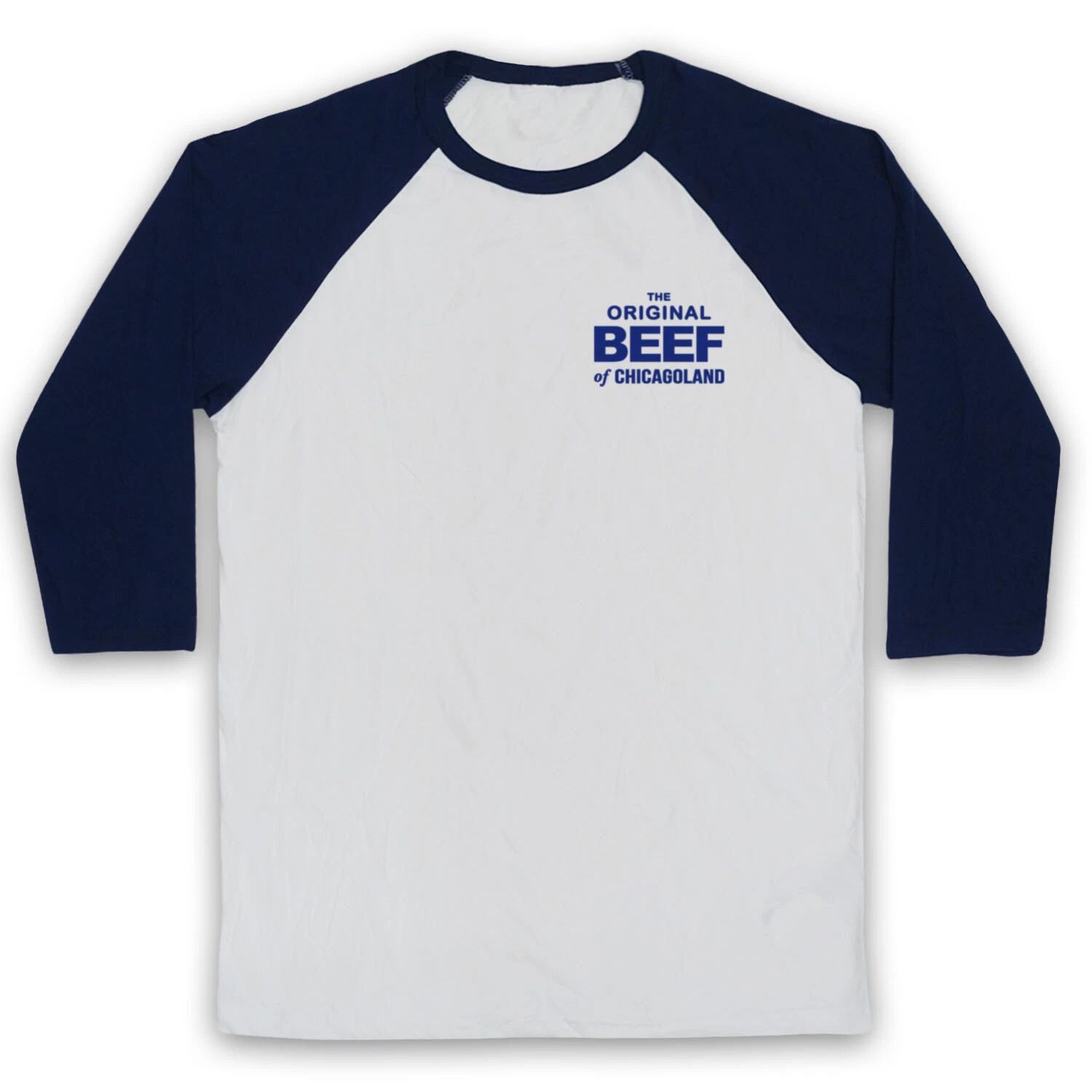 THE BEAR THE ORIGINAL BEEF OF CHICAGOLAND STAFF UNIFORM 3/4 SLEEVE BASEBALL TEE