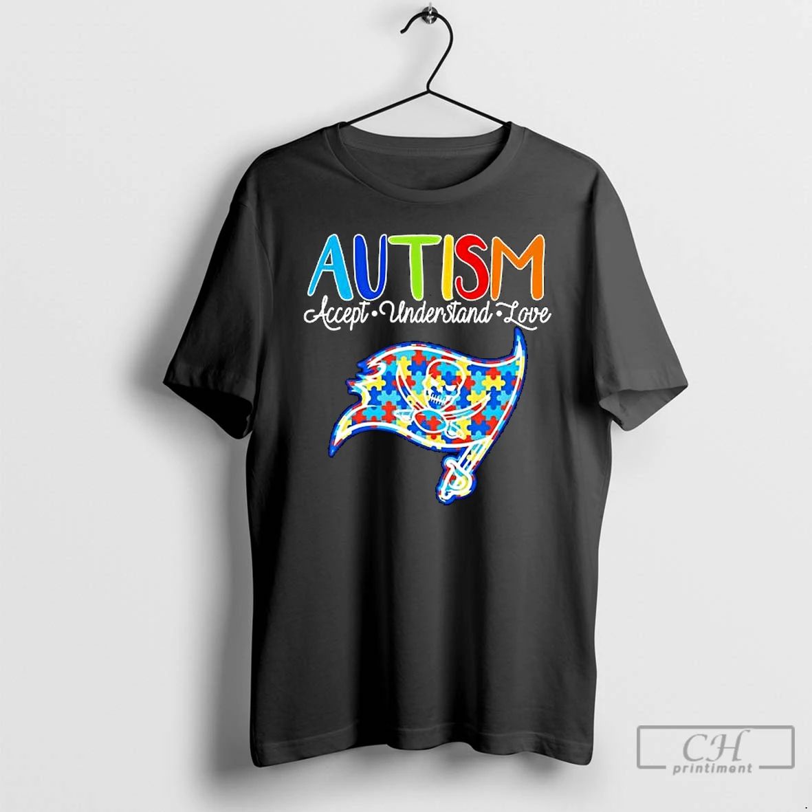 Premium Tampa Bay Buccaneers Autism Accept Understand Love T Shirts