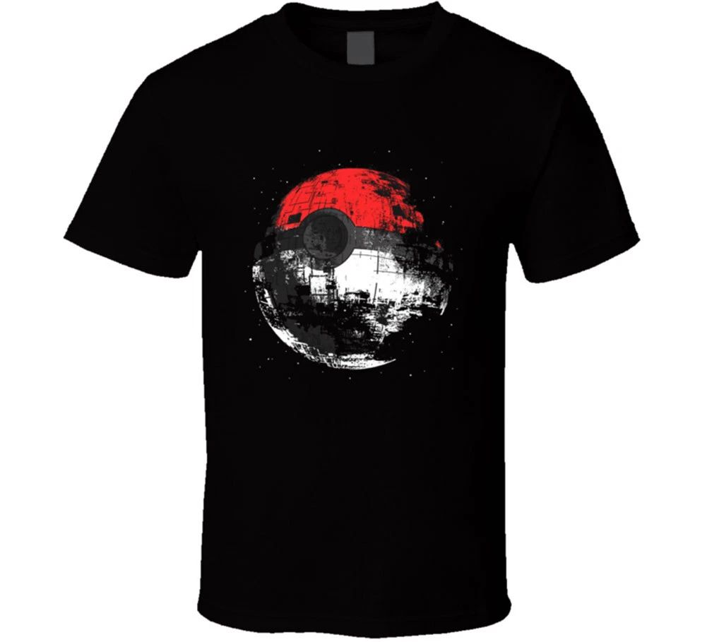 Death Star Poke Ball Pokeball Game Wars Gaming Funny T Shirt Tee Gift New