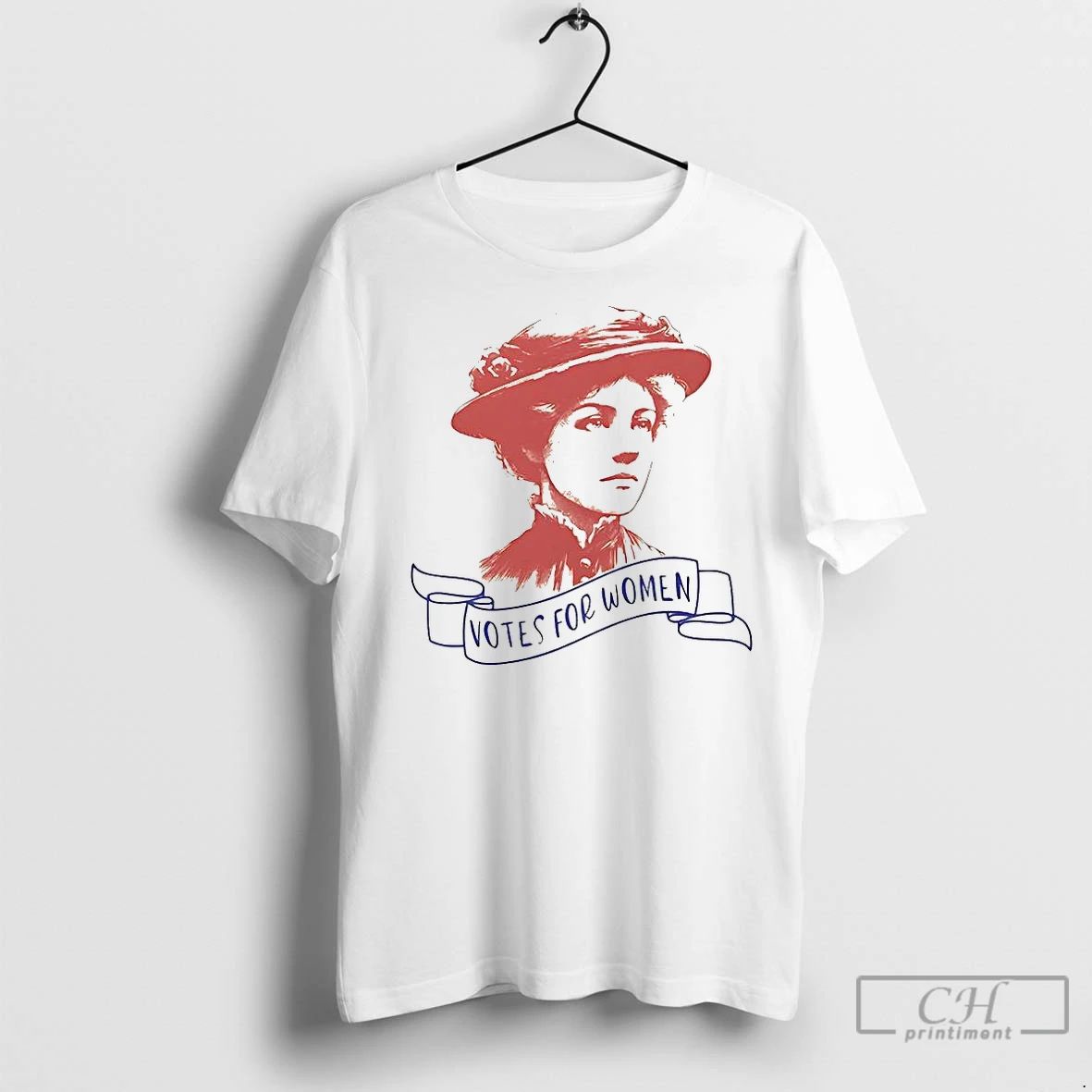 Classic Votes For Women Teacher Portrait Vintage