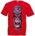 TIKI HEAD III T-SHIRT - Hawaii Tattoo Rockabilly Custom Psychobilly Skull Shirt