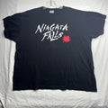 Niagara Falls Shirt Mens XL Black Souvenir Graphic Maple Leaf Canada Tee Ontario