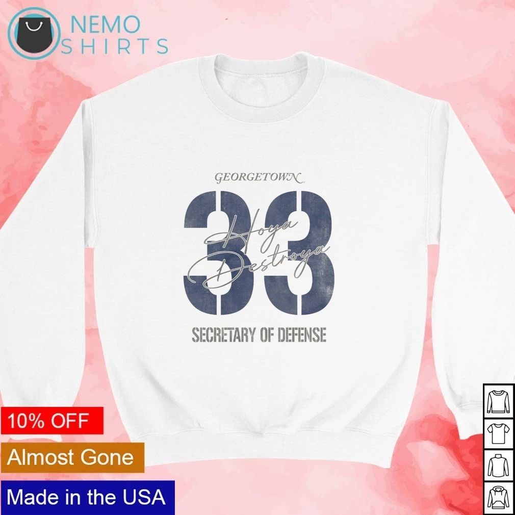 Patrick Ewing Georgetown Hoyas Destroys Secretary Of Defense shirt