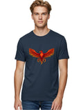 Phoenix-16 Mens Graphic Tee, 100% Cotton, Casual Summer Wear