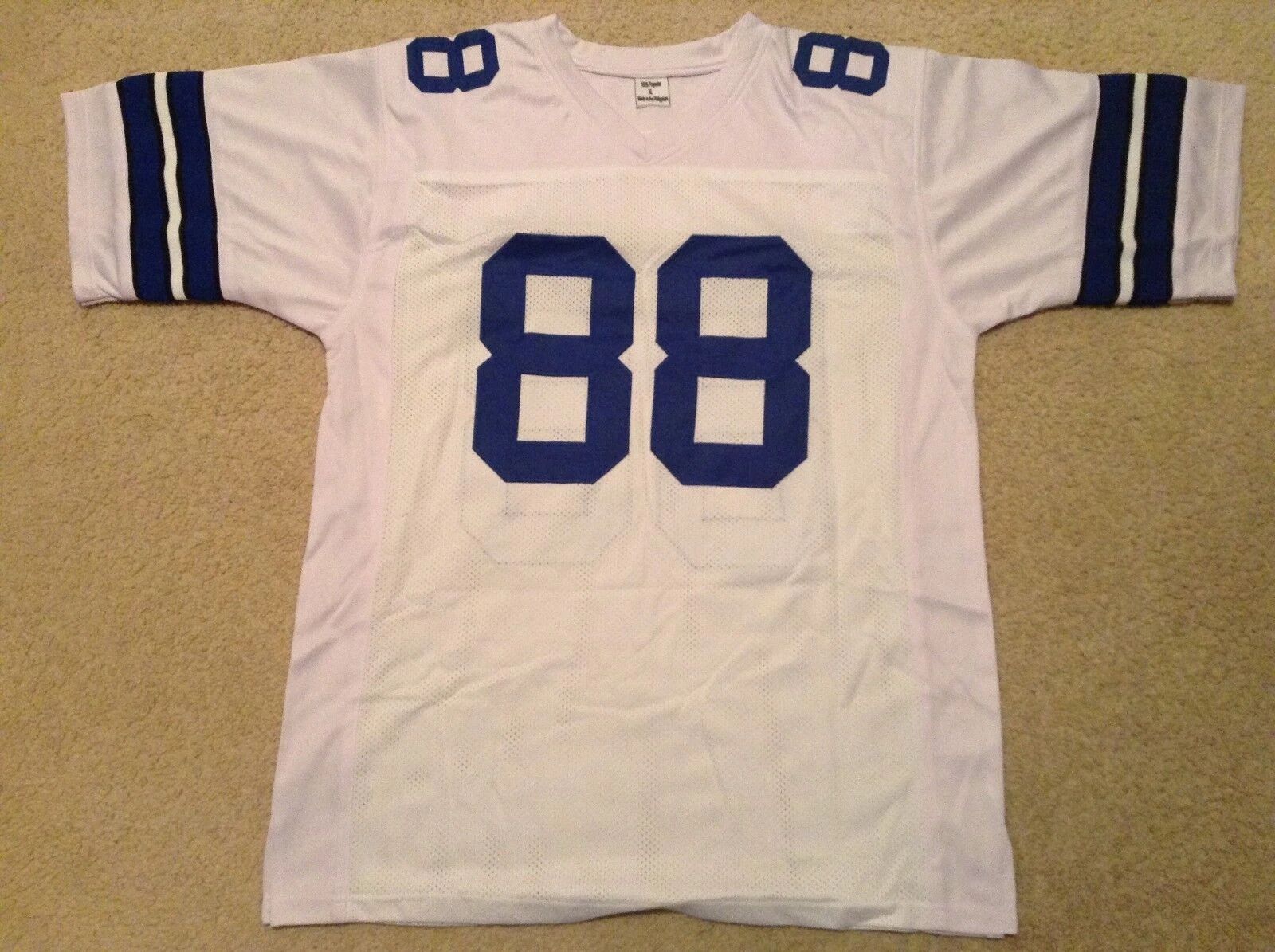 Custom Michael Irvin White Mesh Football Jersey