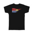 Gift T-Shirt : Kiribati Flag Kittitian Travel Expat Country Artistic