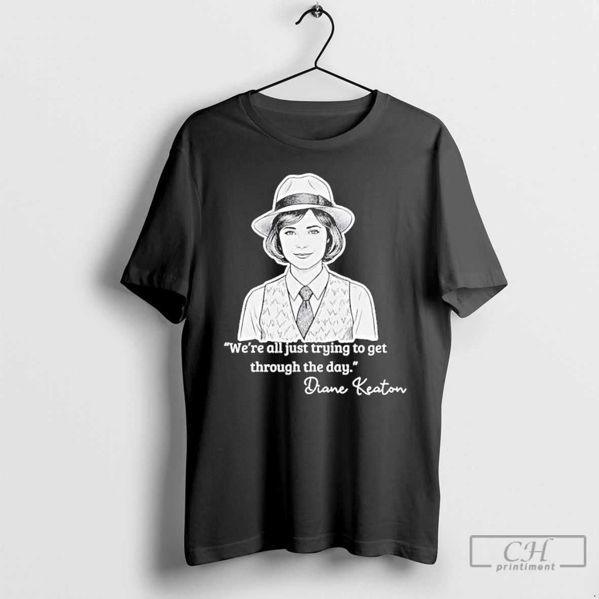 Classic Diane Keaton Annie Hall Style La Di Da Quote T Shirts
