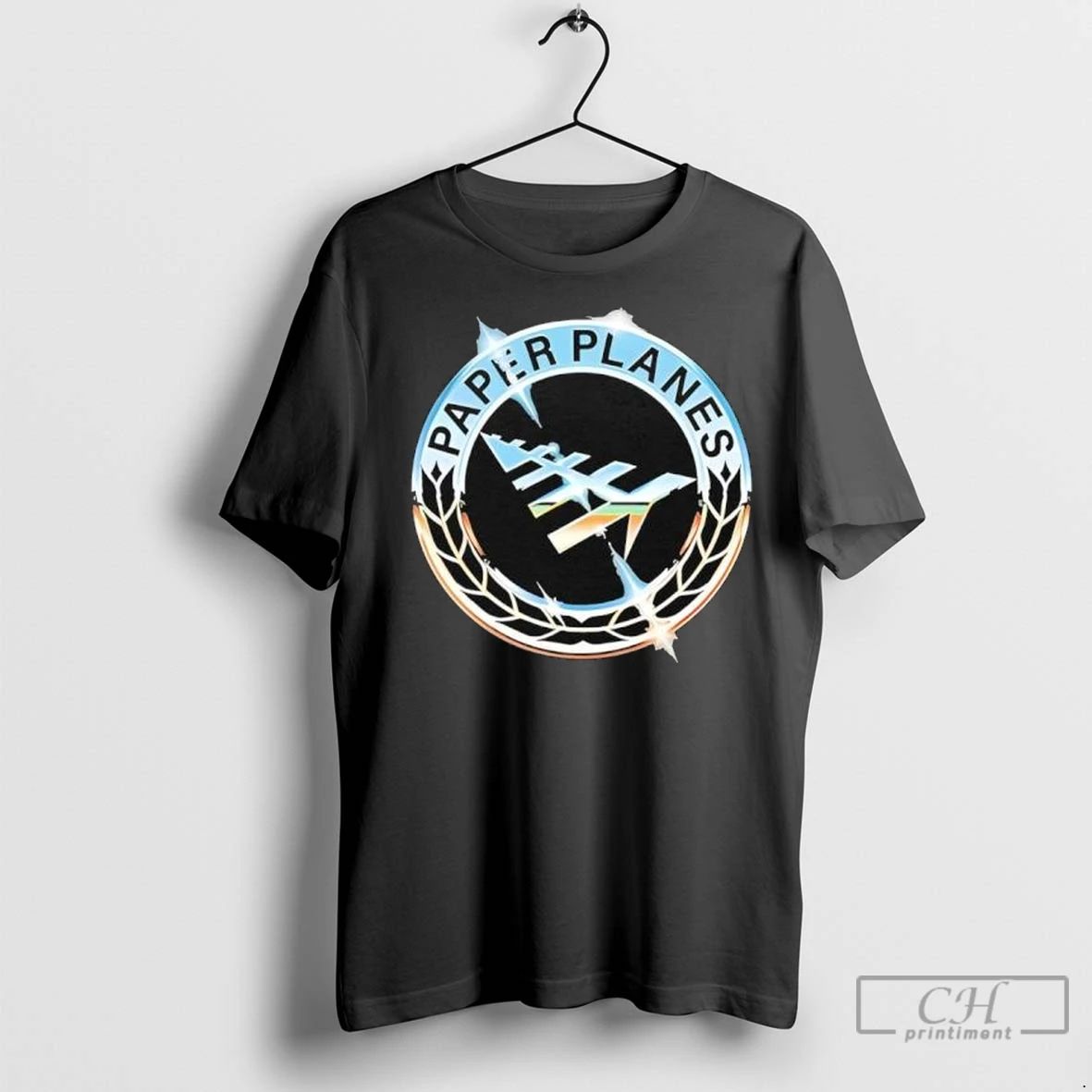 Premium Paper Planes First Class Chrome T Shirts