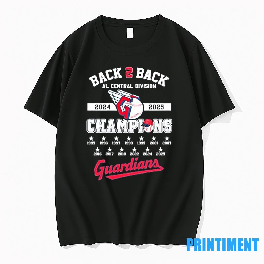 Back 2 Back Cleveland Baseball Al Central Division Champions Tshirts Sweater