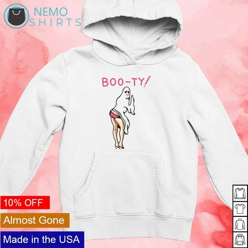 Boo-ty Ghost Pin-up Halloween spooky funny shirt