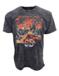 HIGHWAY TO HELL 1998 SUMM3RSLAM ST0NE C0LD X UNDERTAKER T-SHIRT