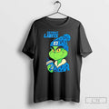 Premium Detroit Lions Grinch With Christmas Hat Logo T Shirts