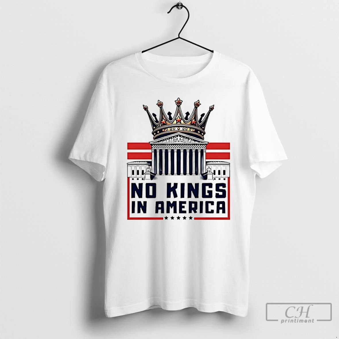 Classic No King In America Cown T Shirts