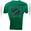 QUIKSILVER Green & Black Surf Tee Shirt Men M Medium Regular Fit