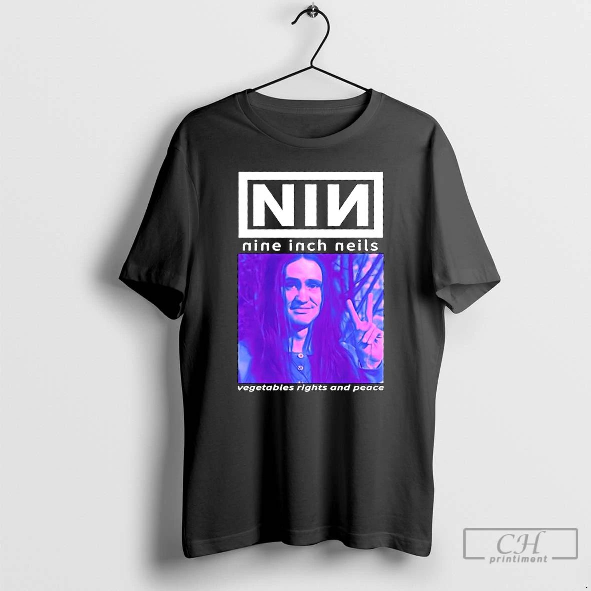 Classic Nin Nine Inch Neils Vegetables Rights And Peace T Shirts