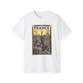 France vintage travel poster T-shirt | Paris skyline graphic tee