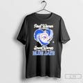 Premium Real Women Love Baseball Smart Women Love The Blue Jays Diamond Heart T Shirts