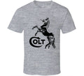 Colt Horse Guns Firearms Logo Men's Retro S-5XL T-Shirt tee Unisex Free Shipping