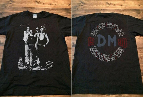 1990 Depeche Mode World Violation Tour Unisex Black T-Shirt Gift For Fans