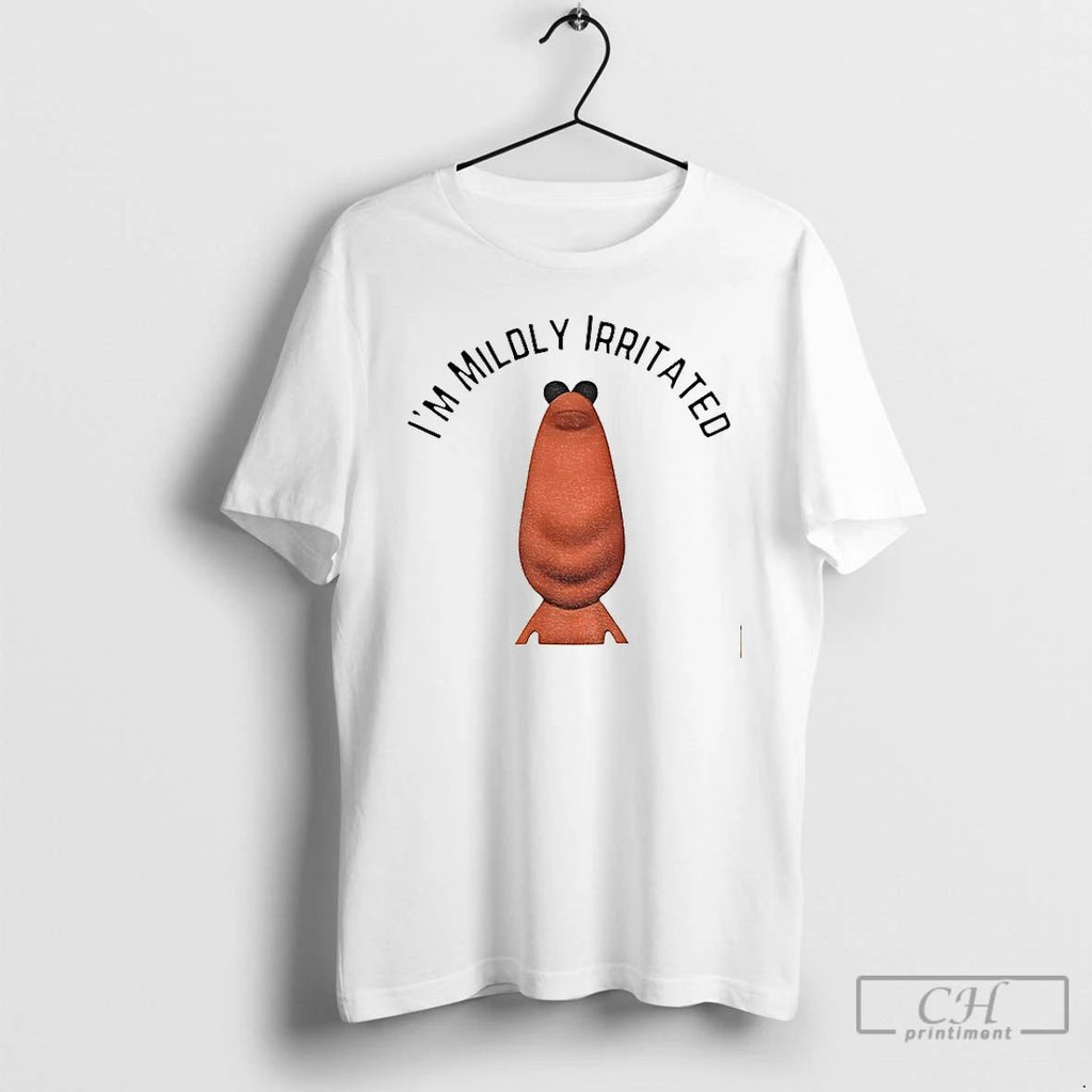 Classic Im Mildly Irritated Marcus The Worm Funny Meme T Shirts